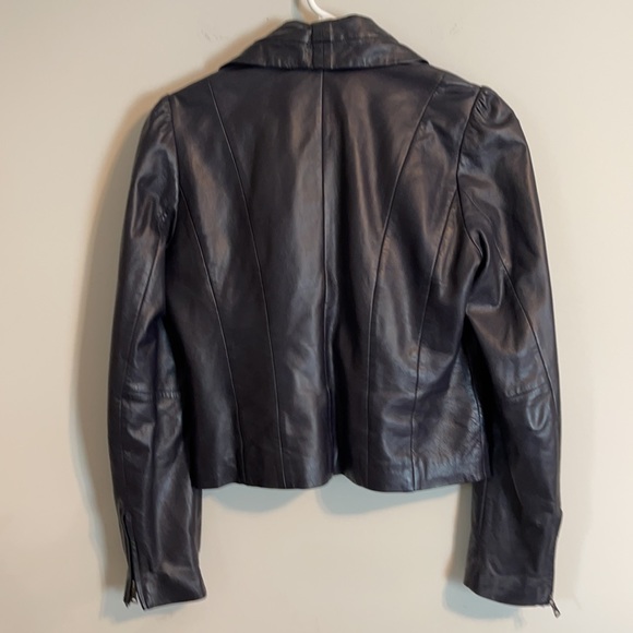 Classiques entier plum leather jacket beautiful size small - Picture 4 of 8